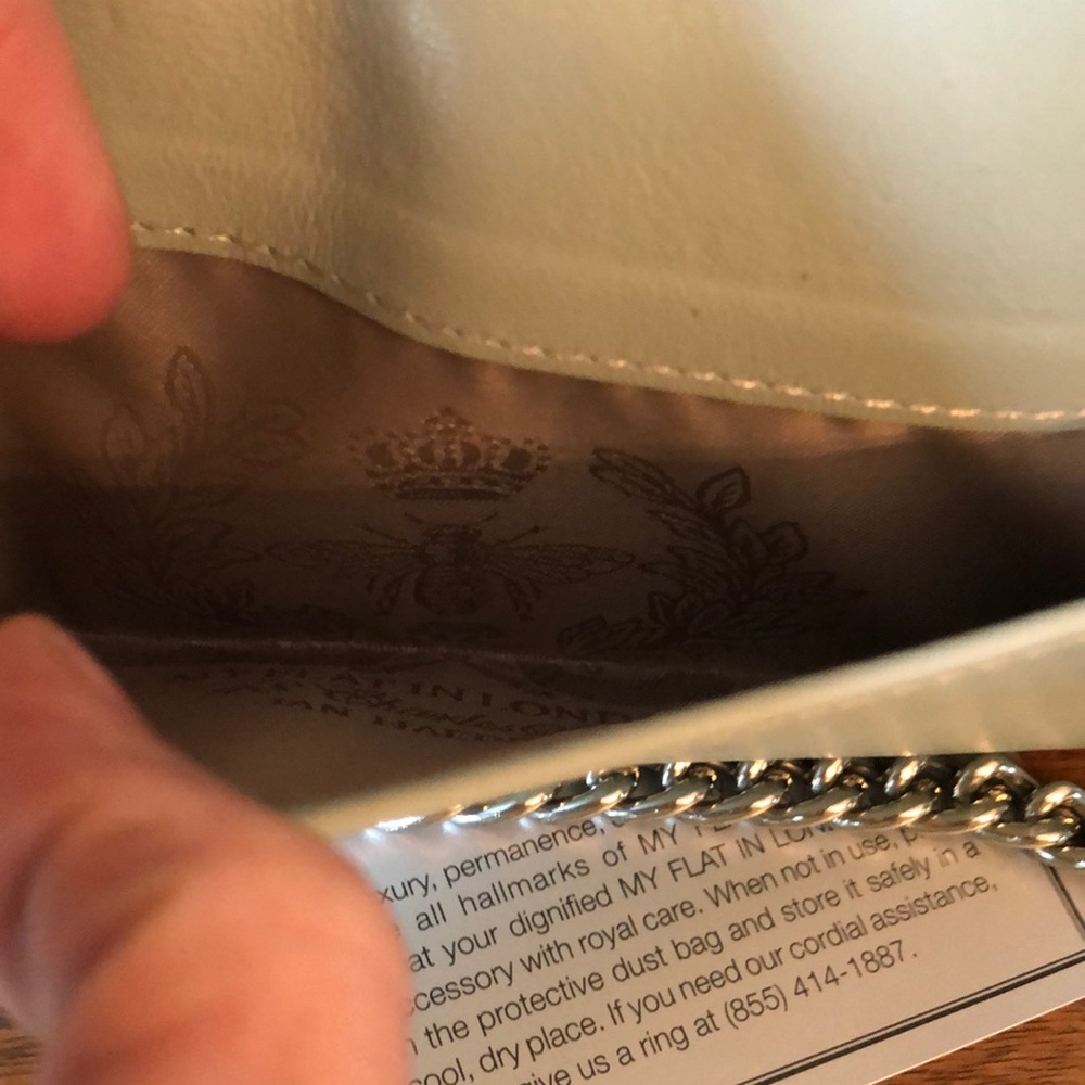 Authentic My Flat in London Mint Green genuine leather. New with tag. - Picture 6 of 14